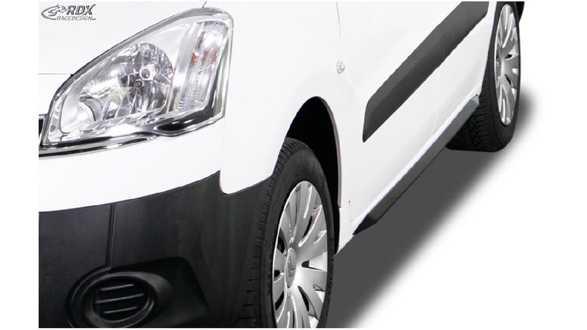 Jupes+lat%C3%A9rales+%27Slim%27+sur+mesure+pour+Citro%C3%ABn+Berlingo+%28B9%29%2FPeugeot+Partner+2008-2018+%28ABS+noir+luisant%29